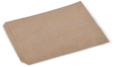 Flat Brown Paper Bags - Coin Purse (660x660), Png Download