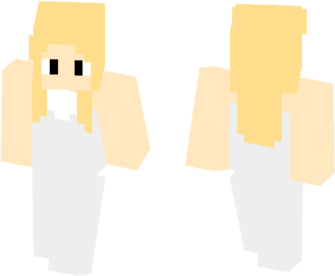 White Canary - Cw - Mrflameyt - Skin Minecraft Izumi Sagiri (584x497), Png Download