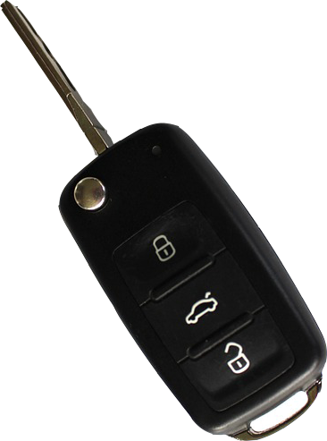 Mandos De Coche - Hkcysea New Flip Folding Remote Car Key 3 Buttons 202ad (366x493), Png Download