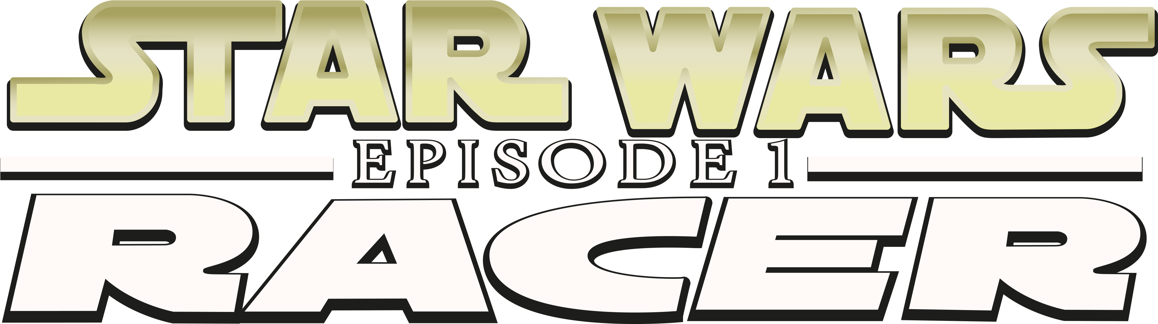 Star Wars - Star Wars Racer Logo (3840x2160), Png Download