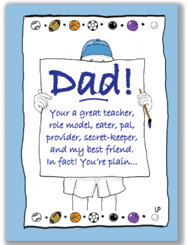 "super Dad" Coloring Card By Uncle Pokey - Uncle Pokey Exclusive Card, Color Super Dad, Multicolor (500x500), Png Download