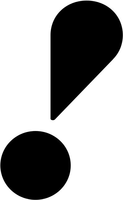 Ponto De Exclamação Da Redetv - Exclamação Png (768x768), Png Download