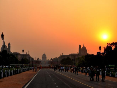 Sunny Morning In Delhi (500x300), Png Download