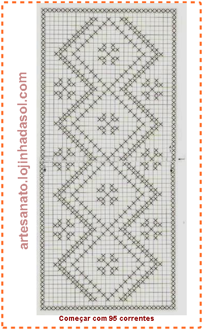 Artesanato Lojinha Da Sol - Caminho De Mesa De Croche (400x650), Png Download