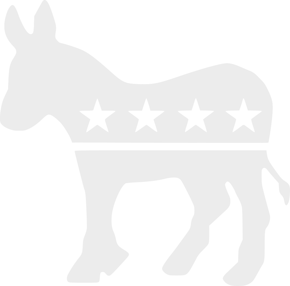Democrats Donkey Color - Dont Give A Rats Ass (1000x989), Png Download