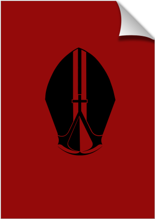 Assassin's Creed Ii - Minimalist Poster Assassin's Creed (674x516), Png Download