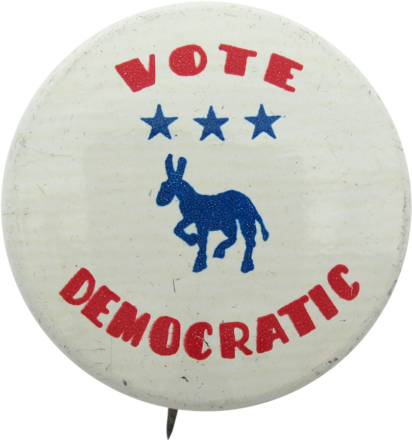 Vote Democratic - Roe Deer (1000x1033), Png Download