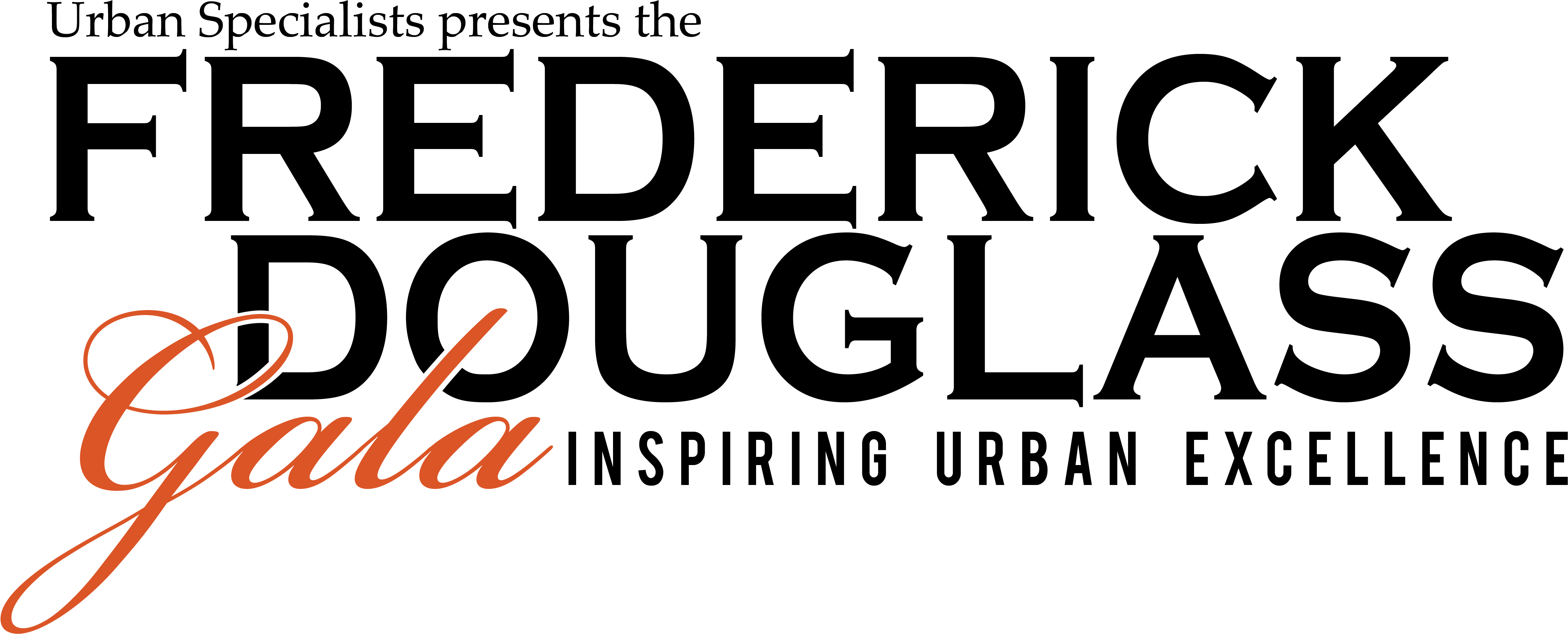 Frederick Douglass Gala Logo-01 - Wall Decor Plus More With God All Things Are Possible (5294x2207), Png Download