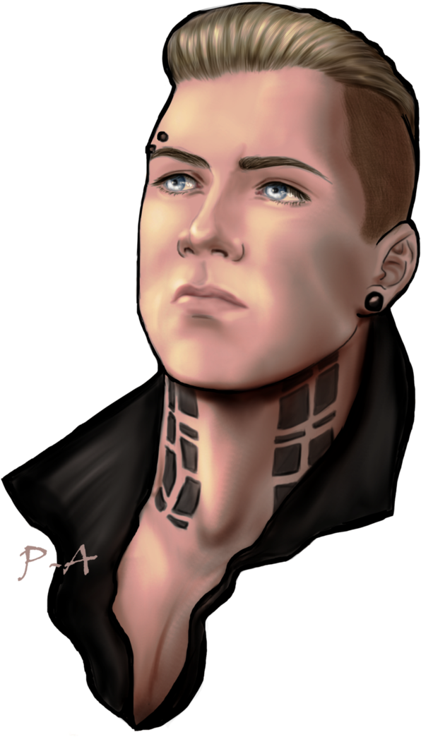 Eric Divergent By Pain Art Eric Divergent, Divergent - Eric Divergent Transparent Png (734x1087), Png Download