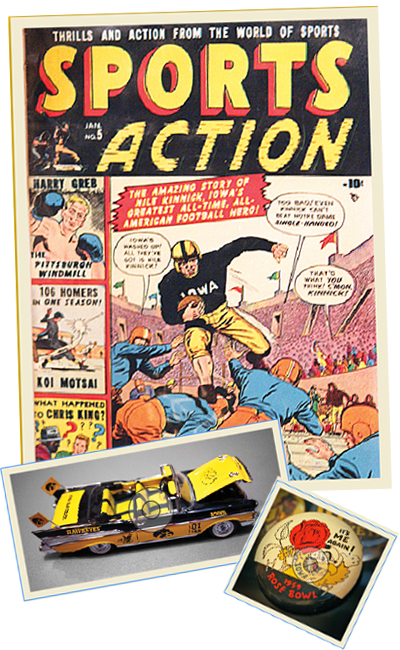 Marvel Comic Starring Nile Kinneck, 1950 Rose Bowl - Nile Kinnick Comic (400x650), Png Download