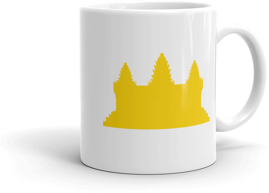 Mug Gold Angkor Wat - Coffee Cup (1000x1000), Png Download