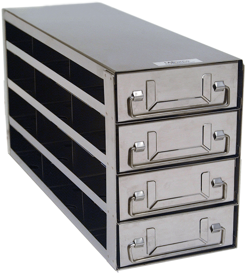 Ufd-34216 - Upright Freezer Rack With Drawers For Cardboard 2" (803x1000), Png Download