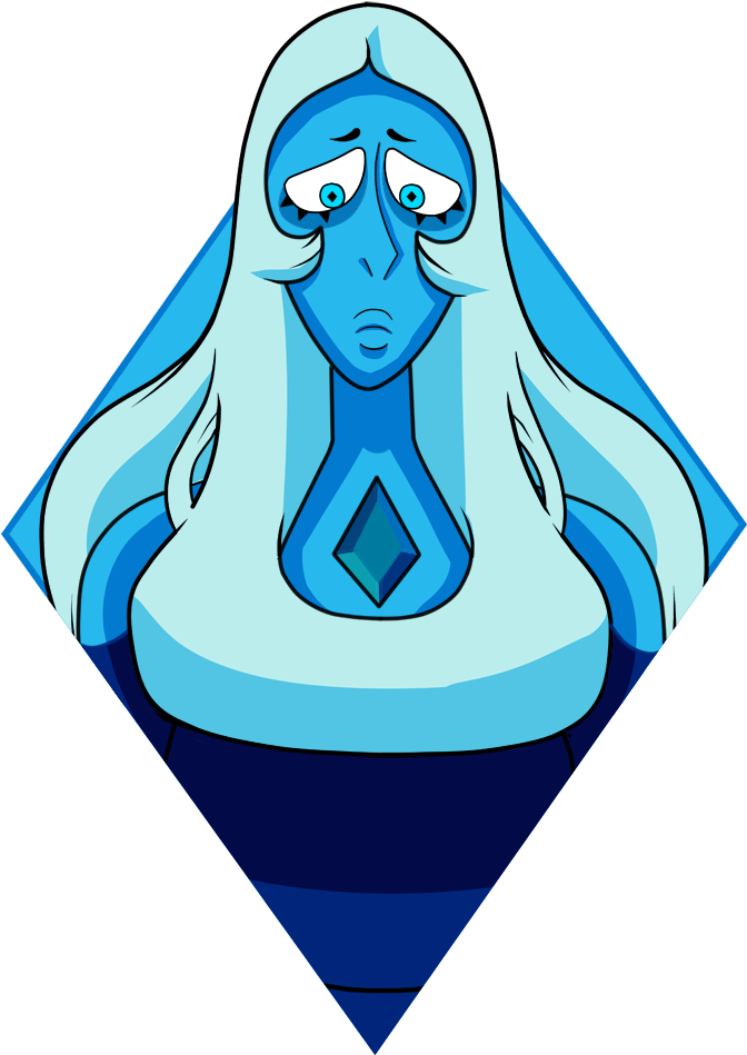 #blue Diamond From #steven Universe T-shirts And More - Teepublic (873x1000), Png Download