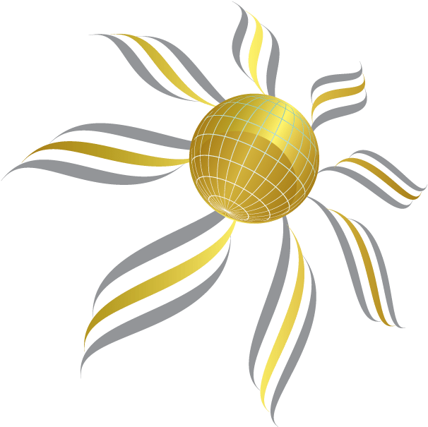 Logo Design Sun Globe (734x634), Png Download