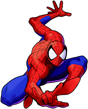 Spider Man Marvel Vs Capcom (316x400), Png Download
