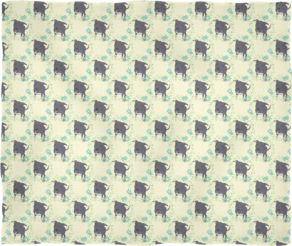 Dori And Flowers Pitbull Blanket - Emoji (1024x1024), Png Download
