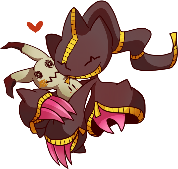 View 1485877651419 , - Pokemon Mimikyu And Banette (729x687), Png Download