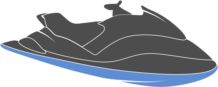 Grey Jet Ski Png Image - Personal Watercraft (999x999), Png Download