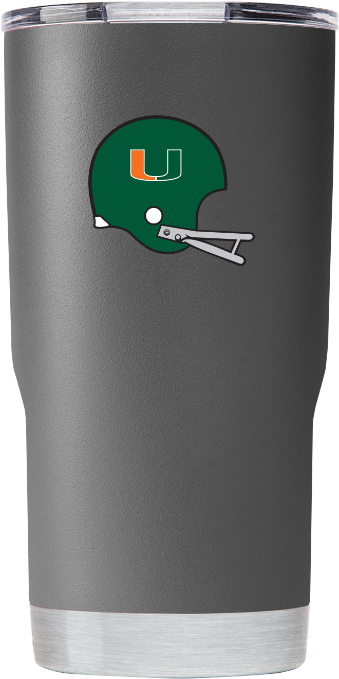 Miami 20 Oz Gray Helmet Vault - Florida (1593x1593), Png Download