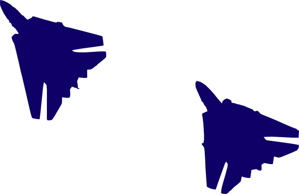 Fighter Plane F16 - F 14 Tomcat Silhouette (600x389), Png Download