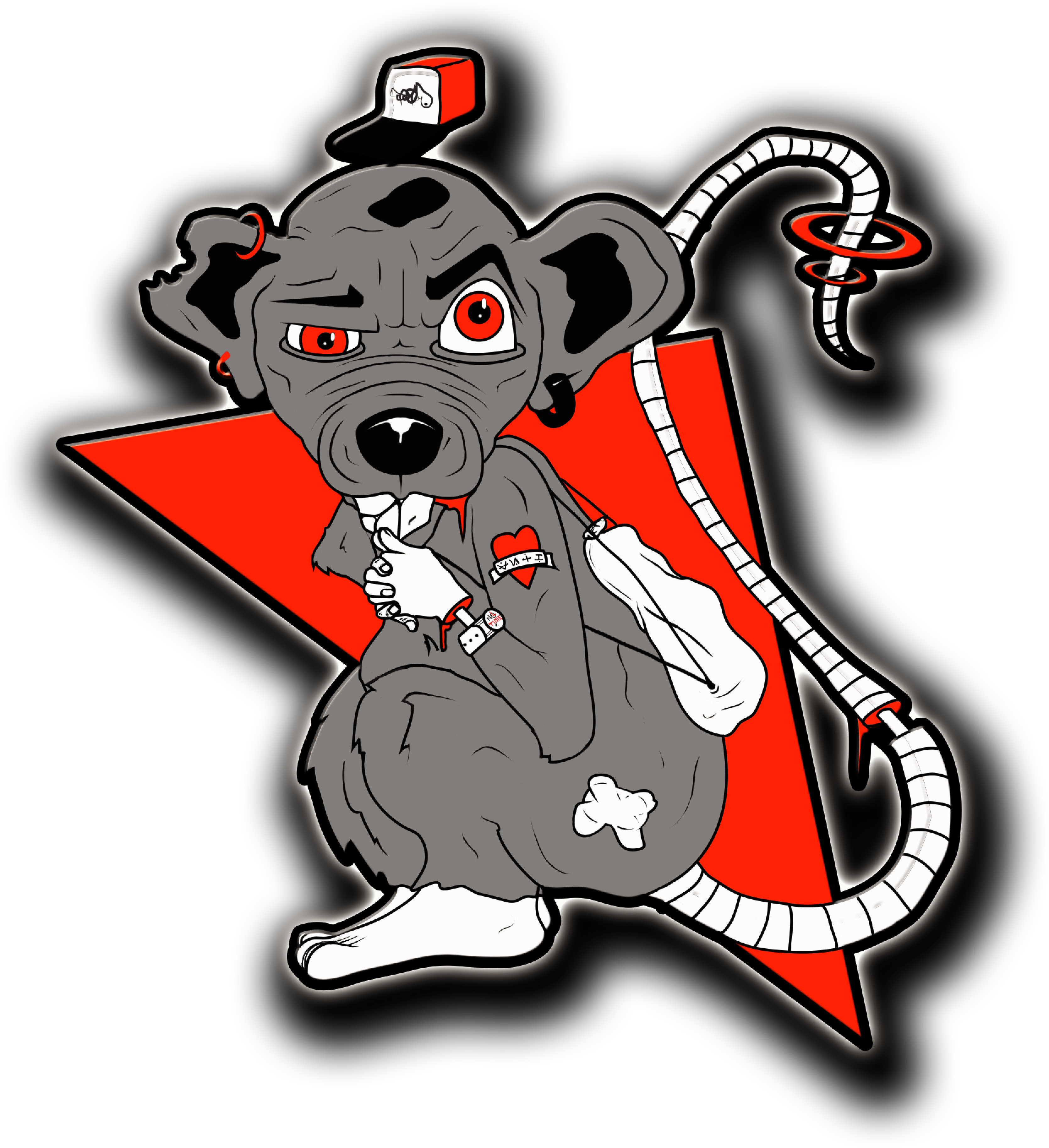 Una Rata Mas - Cartoon (3544x5314), Png Download