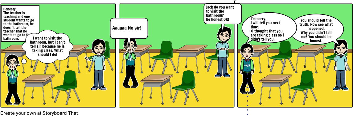 Honesty - Cartoon (1164x385), Png Download