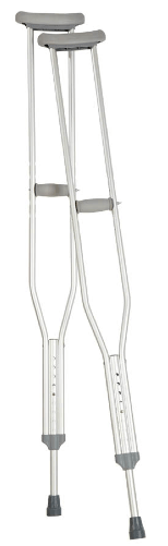 Carex Aluminum Crutches (adult) (500x500), Png Download