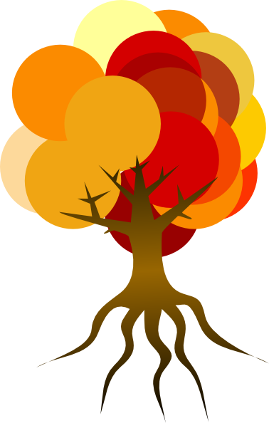 How To Set Use Colorful Tree Fall Svg Vector (378x594), Png Download