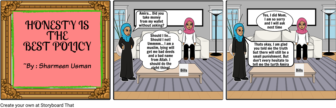 Honesty - Cartoon (1164x385), Png Download