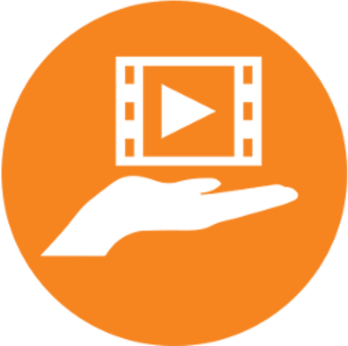 Orange Fax Icon Png (1200x673), Png Download