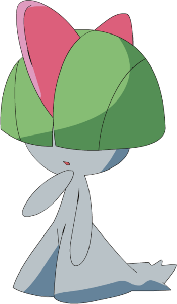 Jame's Ralts - Ralts Ag Anime (350x599), Png Download