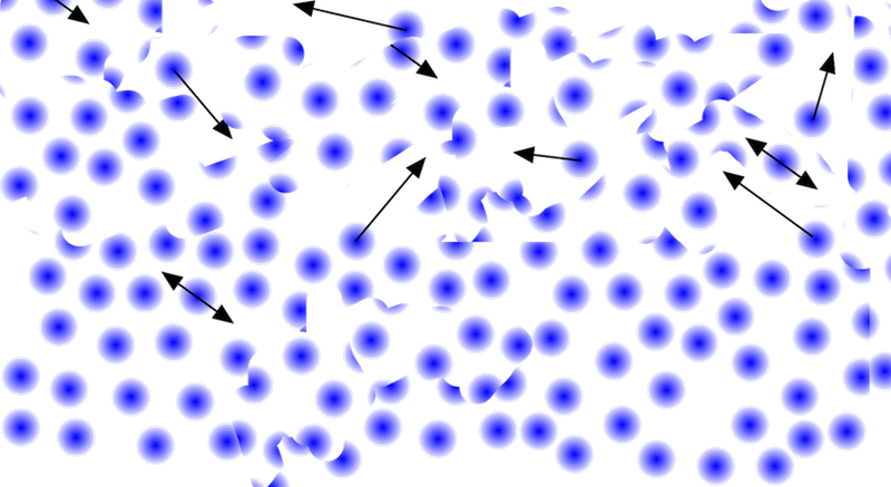 Evaporation Transparent Veil Evaporation Molecules - Circle (800x437), Png Download