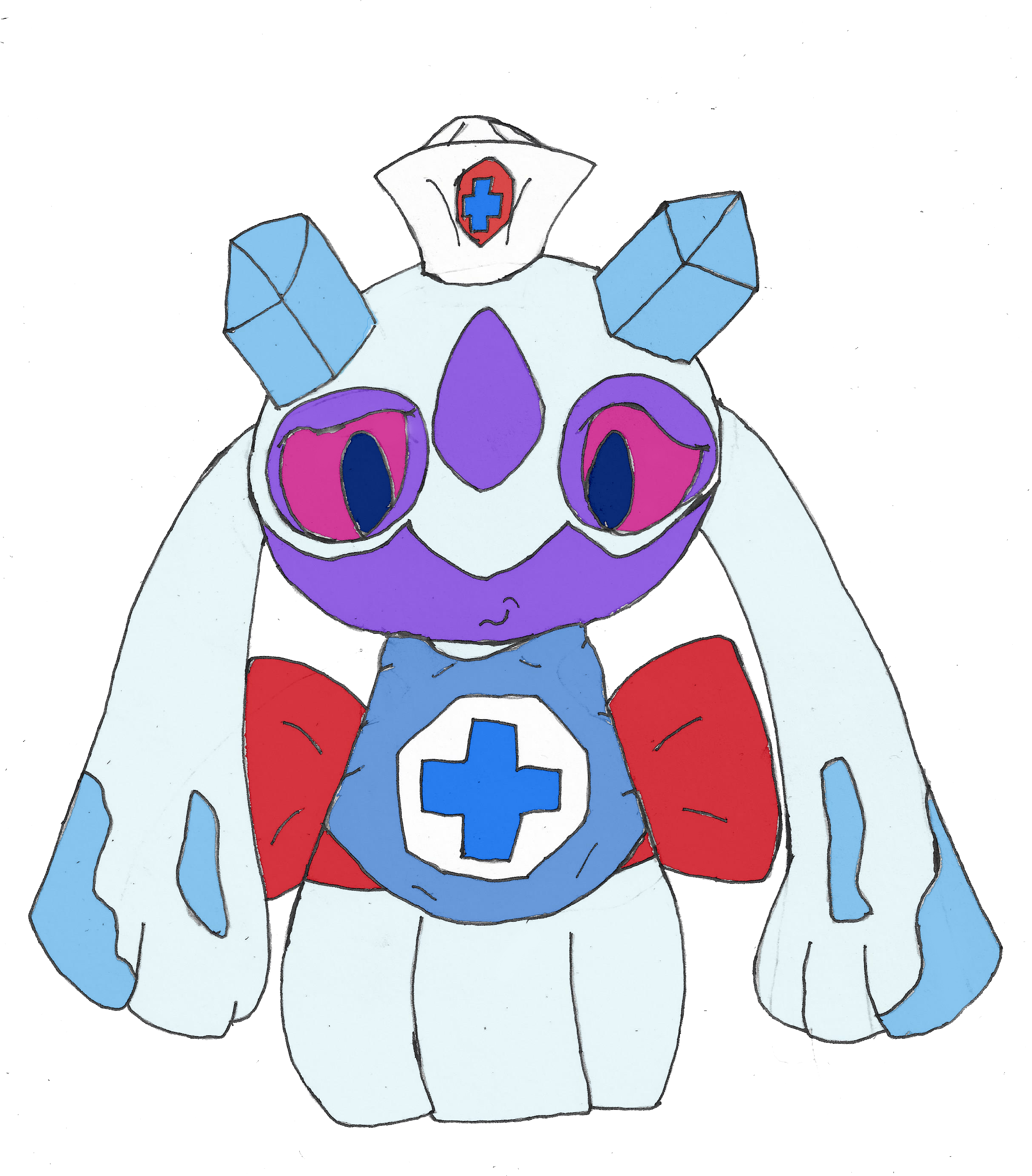 Nurse Felicia - Cartoon (2420x2776), Png Download