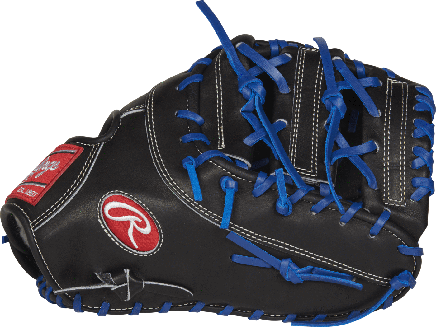 Black And Blue Rawlings Pro Preferred First Baseman - First Baseman (1400x1051), Png Download