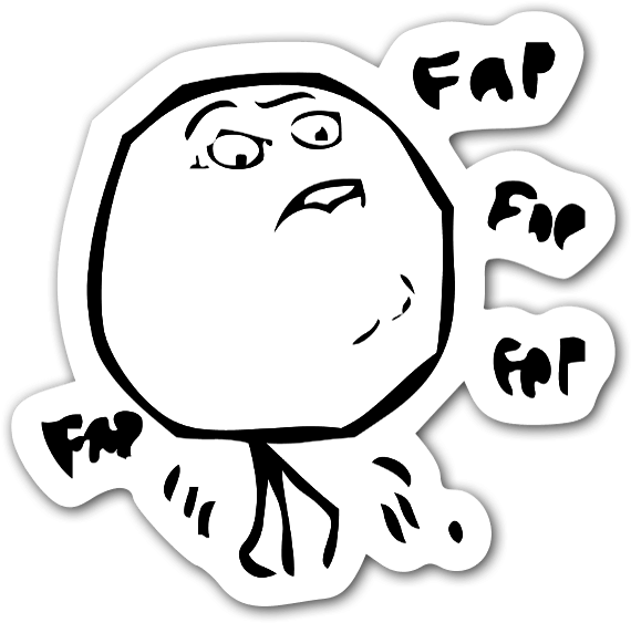 Download Fap Fap Fap Sticker - Fap Fap Fap Meme - HD Transparent PNG