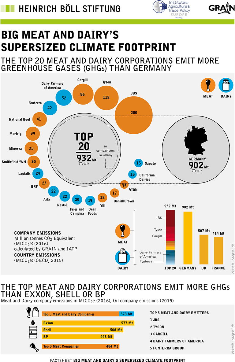 Three Meat Companies - Huella De Carbono Carne (800x1188), Png Download