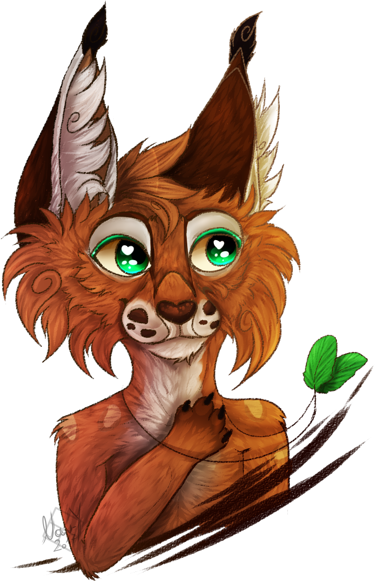 My Caracal Edolus By Nav-y - Illustration (835x1212), Png Download