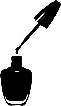 Esmalte Desenho Em Png - Esmalte Preto Desenho Png (350x350), Png Download
