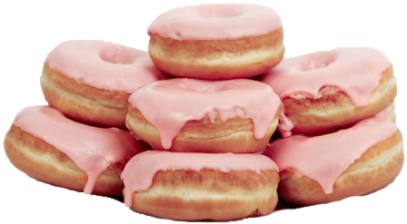 Donut Background Tumblr Donuts Transparent - Food Overlays Png (488x294), Png Download