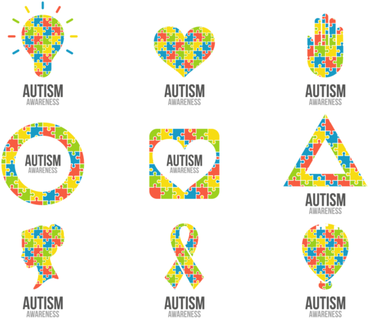 Colorful Puzzle Symbol Of Autism - Logo International Pour L Autisme (700x490), Png Download