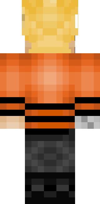 Skin Mcpe Naruto Hokage (321x651), Png Download