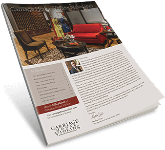 The Carriage House Violins Newletter Winter 2018 Flipbook - Chair (360x335), Png Download