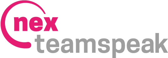 High-performance Teamspeak And Gameservers Hosted In - Nex Teamspeak Logo (781x285), Png Download
