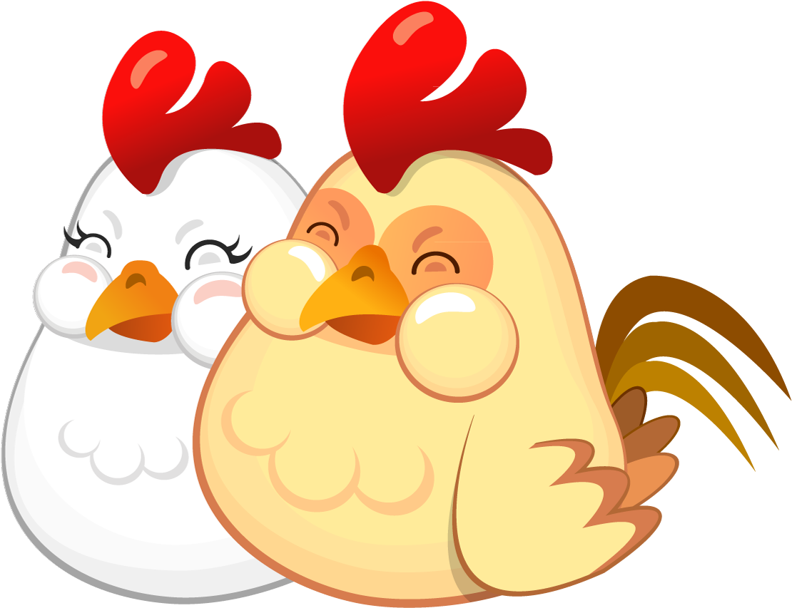 89y - Hen Cute Cartoon (1184x945), Png Download
