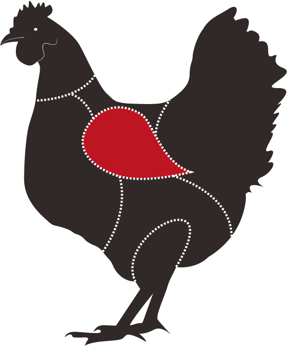 Ala De Gallina - Pechuga De La Gallina (970x804), Png Download