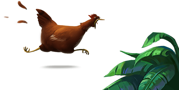 La Gallina Che Corre Su Plinga - Graphic Design (595x299), Png Download