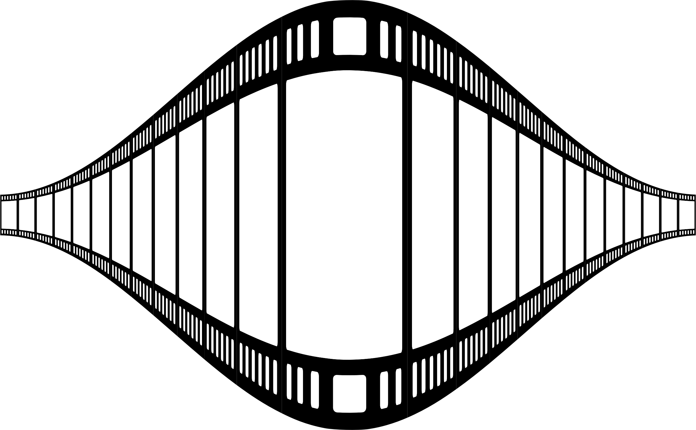 This Free Icons Png Design Of Film Strip Perspective (2350x1452), Png Download