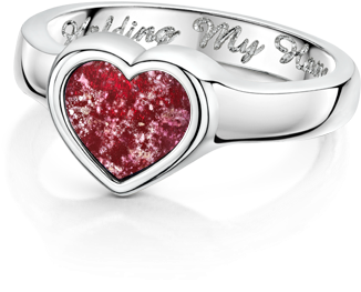 Heart Ring - Ring Heart (648x400), Png Download