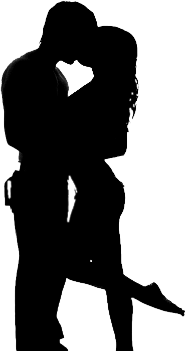 Silueta Enamorados Png - Imagenes De Enamorados Png (371x700), Png Download