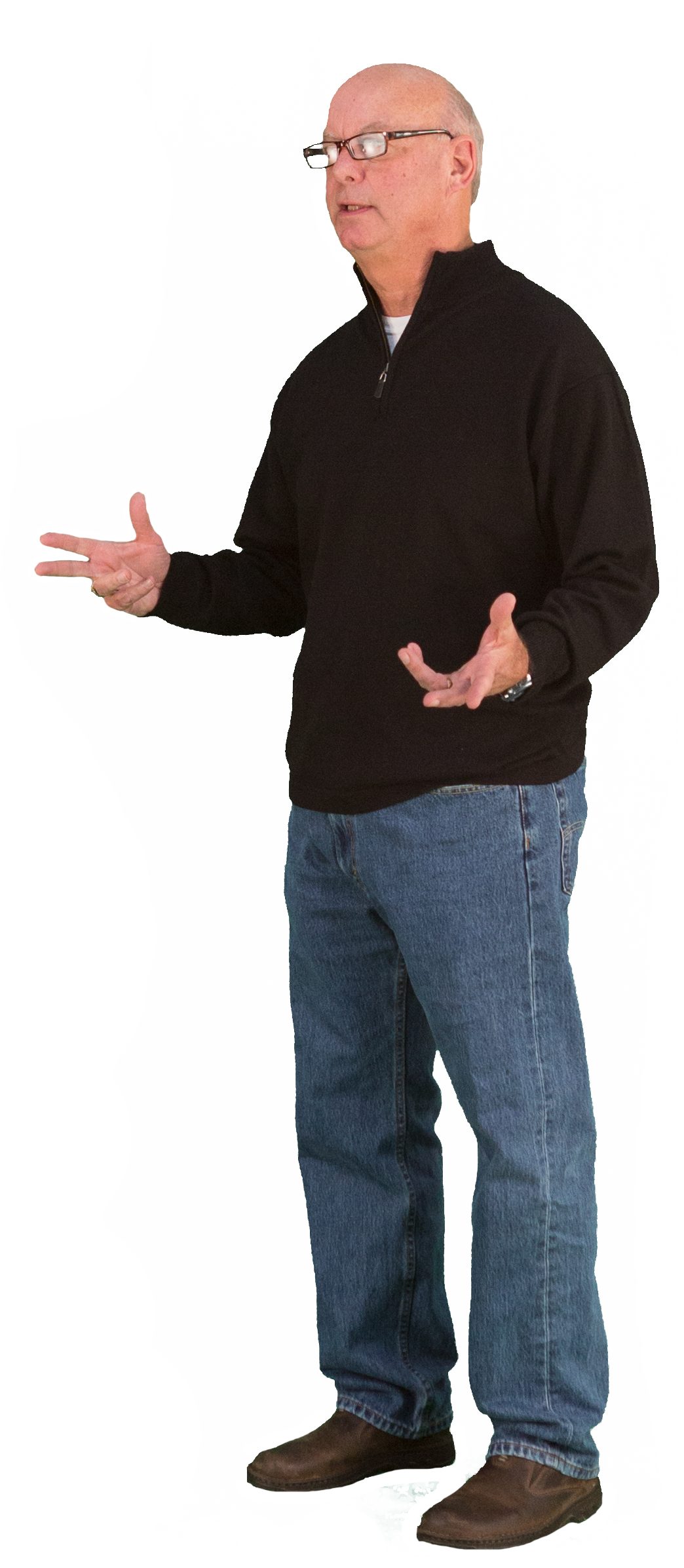 2d Cut Out People Casual V - Standing (1300x2600), Png Download